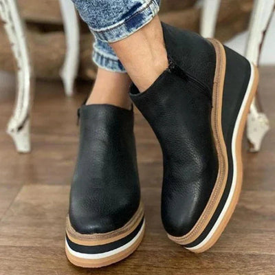 VIOLET | Trendy Women’s Wedges Ankle Boots