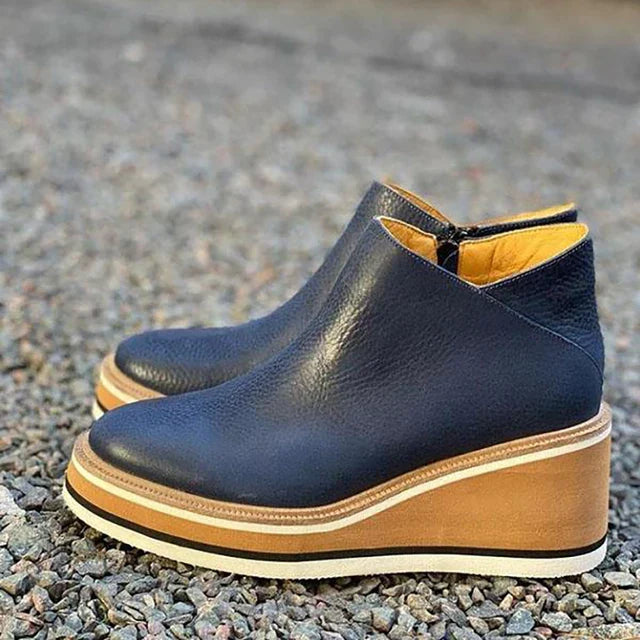 VIOLET | Trendy Women’s Wedges Ankle Boots