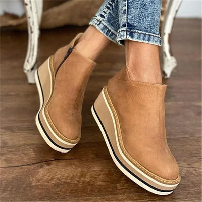 VIOLET | Trendy Women’s Wedges Ankle Boots
