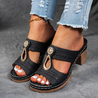 Amelia | Elegant Heel Support Sandals