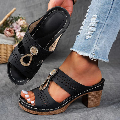 Amelia | Elegant Heel Support Sandals