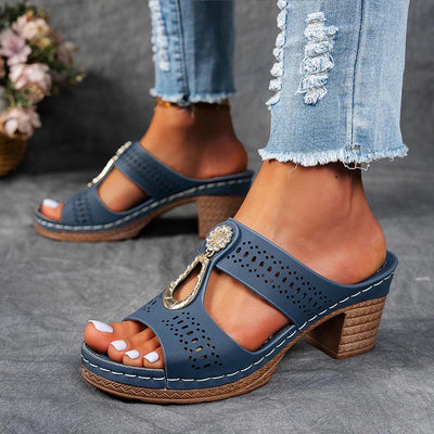 Amelia | Elegant Heel Support Sandals