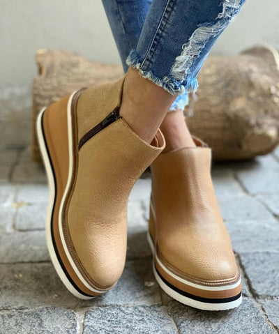VIOLET | Trendy Women’s Wedges Ankle Boots