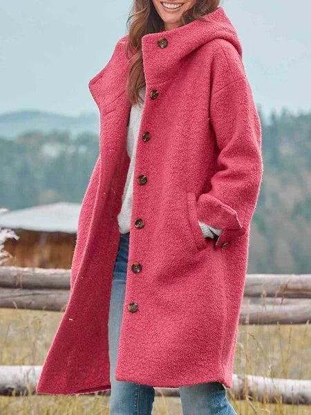 Audrey | Cozy Button-Up Outdoor Jacket